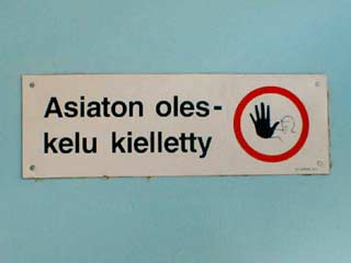 Es ist verboten...
